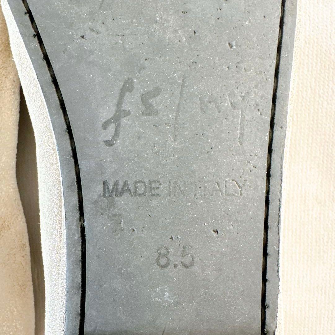 fs/ny バレエシューズ “sloop” ANKARA white