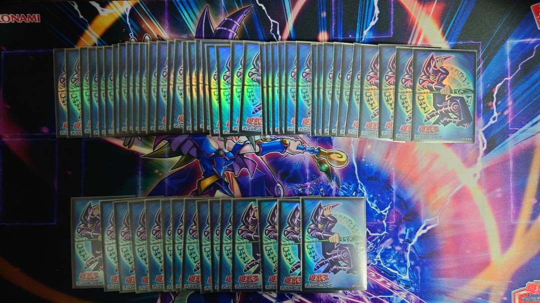 遊戯王 ブラックマジシャン デッキ 英語 高レア 初期ブラマジスリーブ