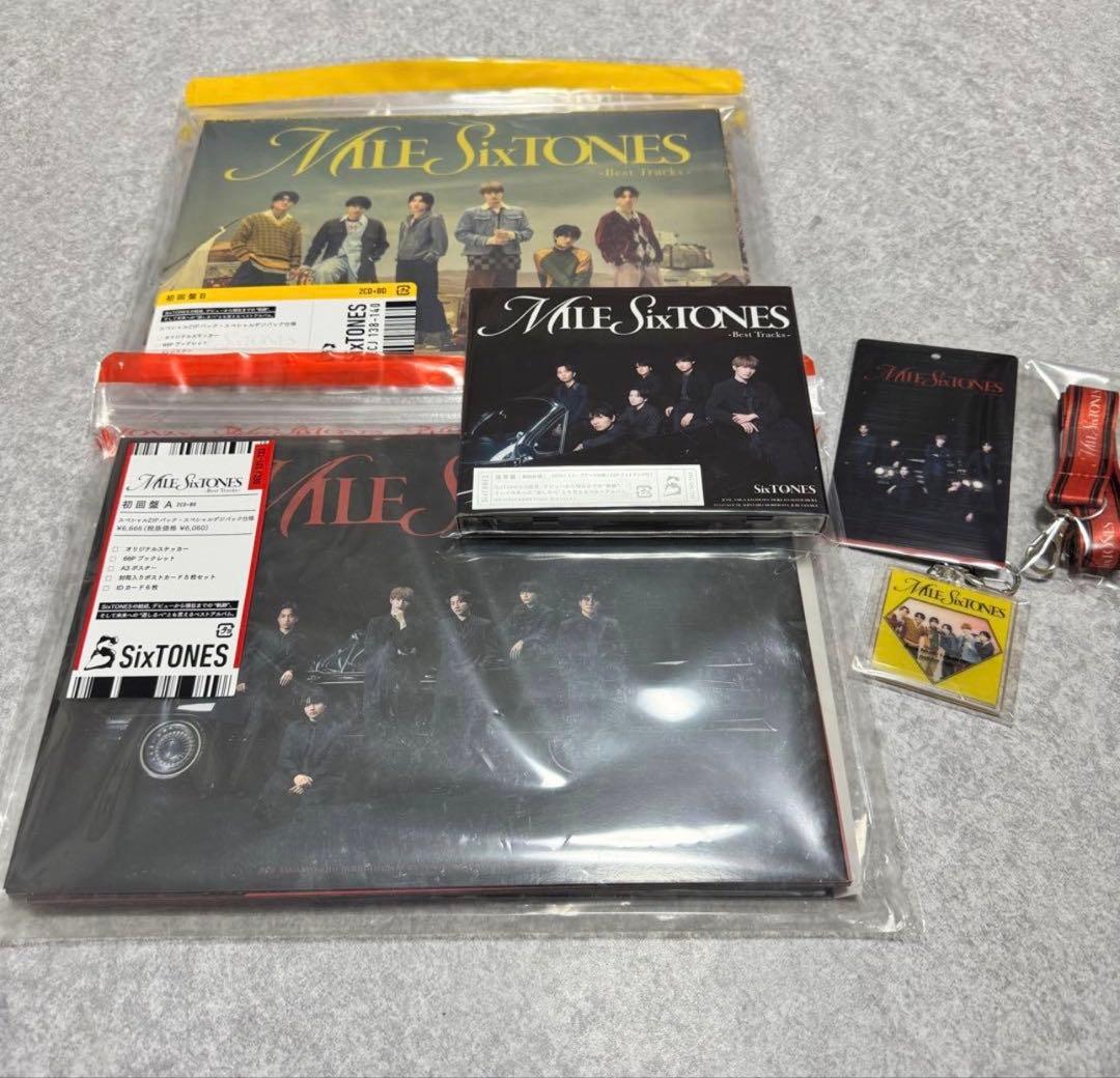 MILESixTONES CD+Blu-ray 全形態 ベストアルバム MILESixTONES -Best Tracks-(3形態/Blu-rayｾｯﾄ)・SixTONES | Sony