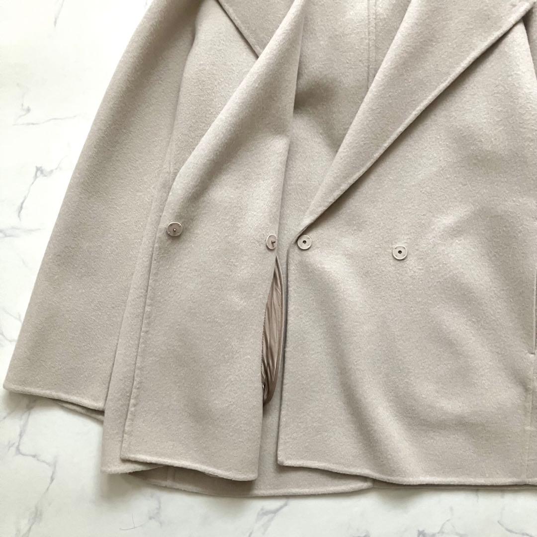 美品✨ボールジィ プレミアムウール リバーフーデットコート 薄