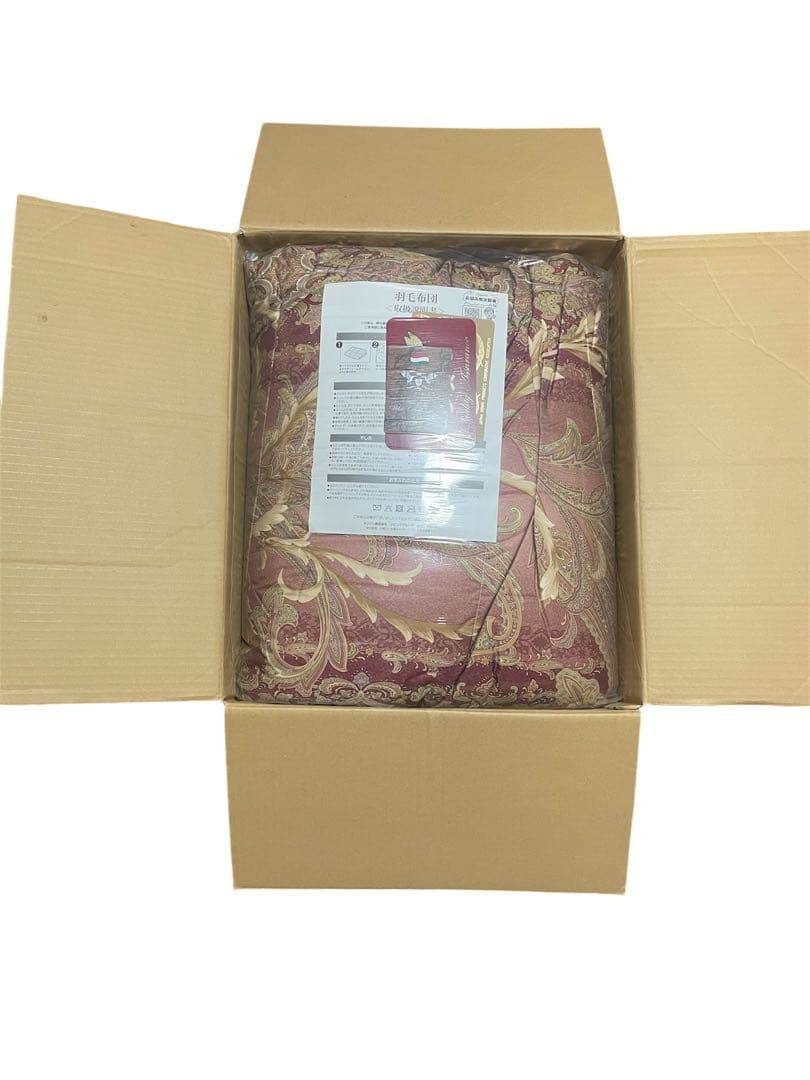 年末限定価格 モリリン ハンガリー産ダウン90%羽毛布団 シングルロング