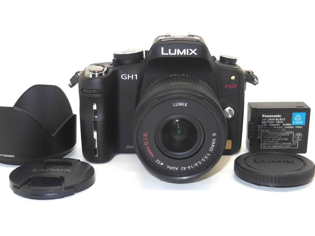 ★極上品★ Panasonic LUMIX DMC-GH1 14-42mm Panasonic Lumix DMC-GH1 Digital Camera (Black) DMC-GH1K B&H