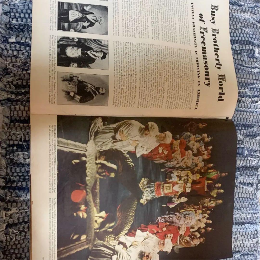 超貴重　LIFE誌　フリーメイソンリー