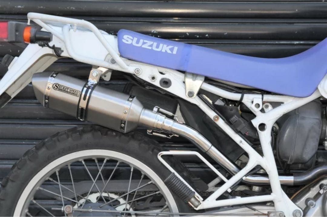 専用スズキ ジェベル200ソリッド モタード 異形スリップオン マフラー imgrc0080293585.jpg