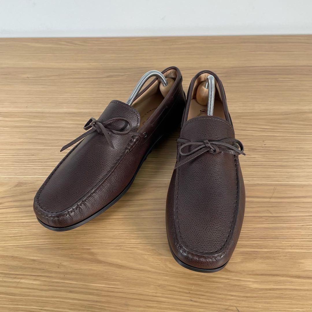 トッズ　サイズ:6 1/2 モカシン ドライビングシューズ ローファー ブラウン TOD'S ドライビングシューズ ブラウン 6 ローファー 新品未使用 トッズ