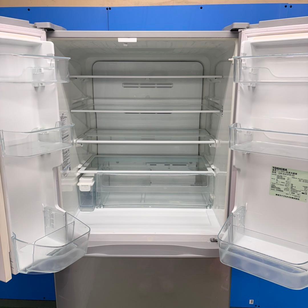 634 ファミリー向け 大型冷蔵庫 6ドア 観音開き フレンチドア 400L強