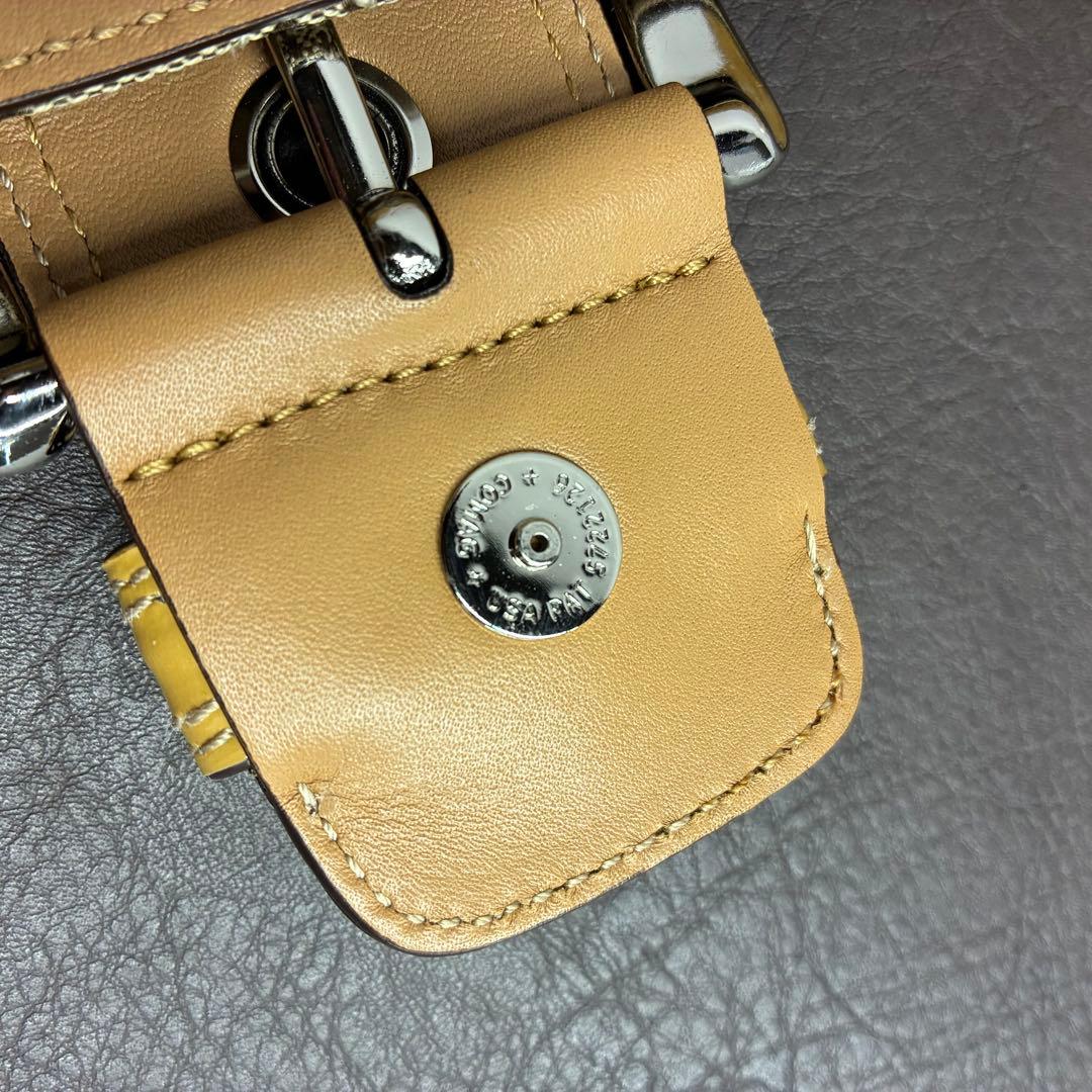 鑑定済み・タグ付き】COACH シグネチャー F13113 ワンショルダー