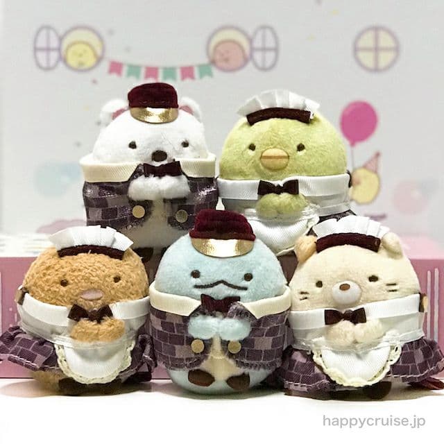 ☆すみっコぐらし 東京駅店限定 てのりぬいぐるみ5点セット 新品