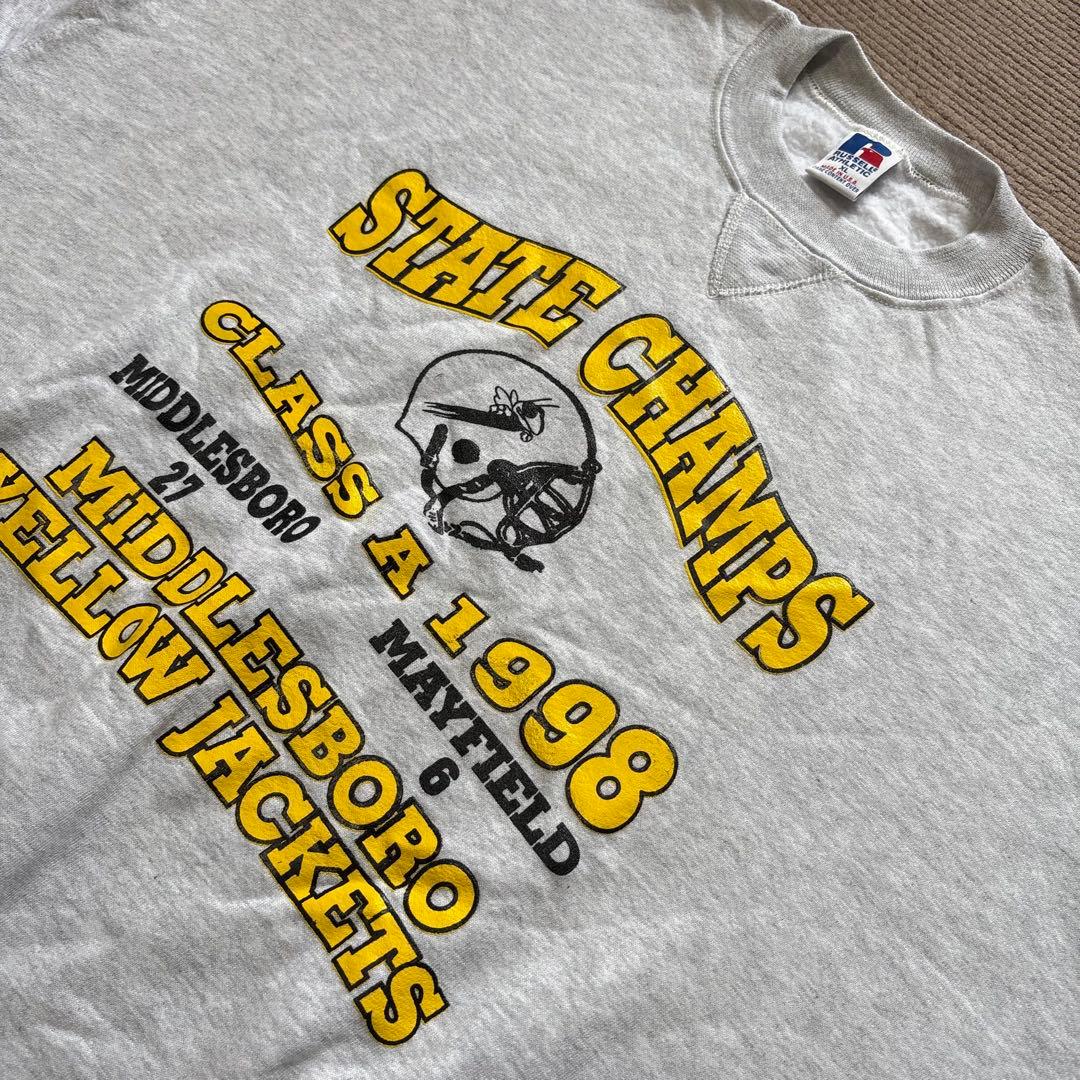 デッドストック】90s USA製 ラッセル 1998年 州大会優勝 XL - メルカリ