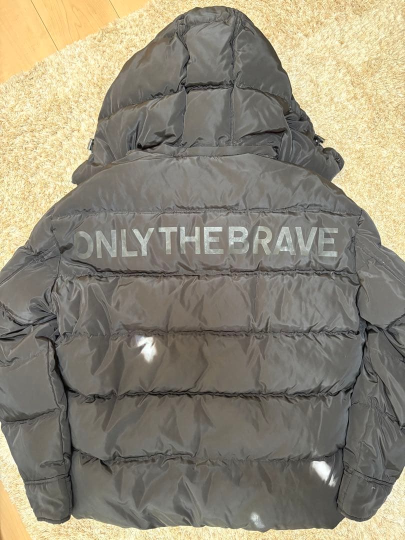 DIESEL ダウンジャケット ONLY THE BRAVE ブラック L - メルカリ