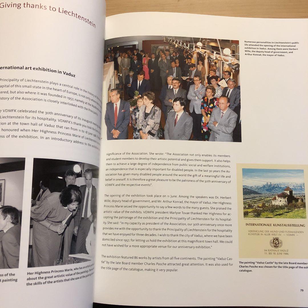 英語 洋書 / VDMFKの50年 世界中の口と足で描く芸術家