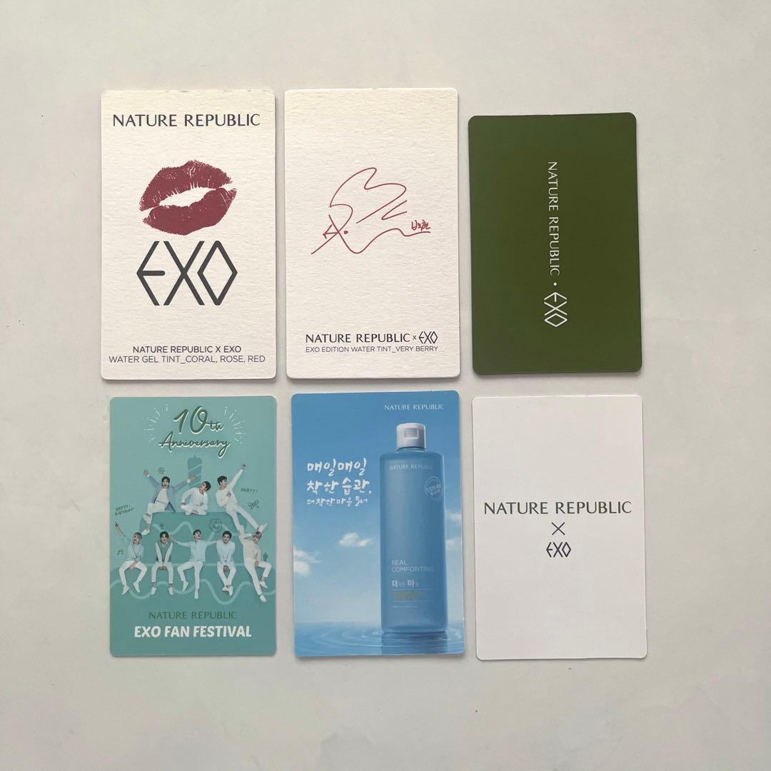 EXO NATURE REPUBLIC ネイリパ ベッキョン トレカ - メルカリ