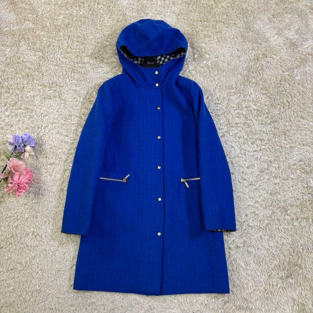 アクアスキュータム イタリア製生地 ギンガムチェック ジャンパー