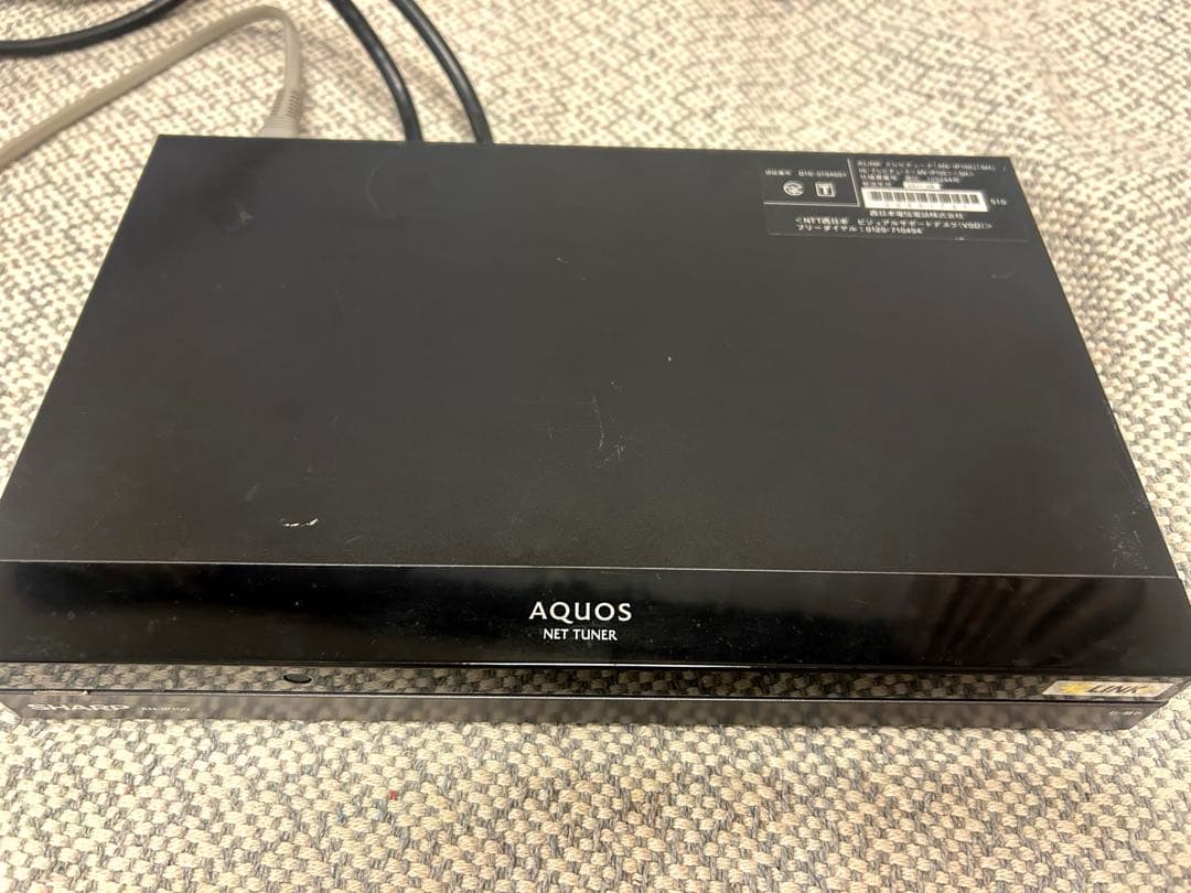 SHARP AQUOS テレビチューナー AN-IP100 本体＋ケーブル SHARP製の