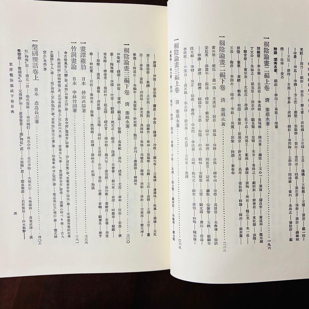 東洋画論集成 上巻・下巻　覆刻版