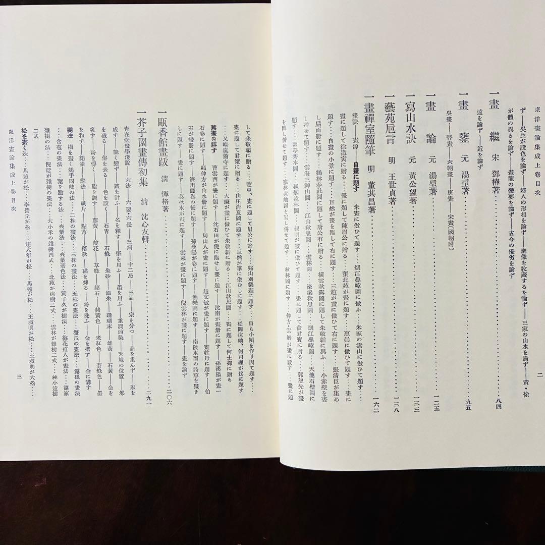 東洋画論集成 上巻・下巻　覆刻版