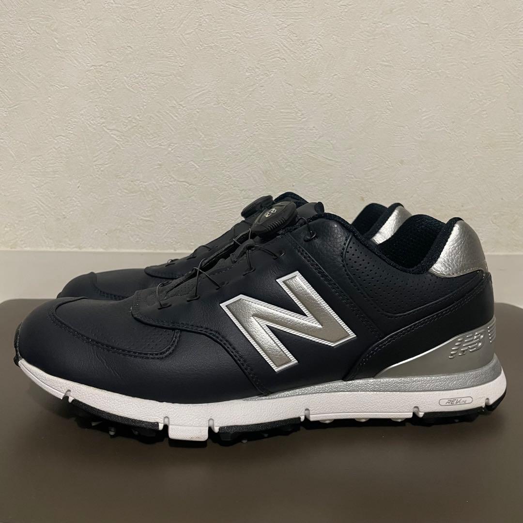 New Balance Golf ネイビー×シルバー 26.5cm MGB574