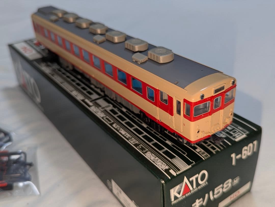 KATO　キハ5８ M車　HOゲージ　【1-601】 パーツ類未使用　美品　② Amazon | KATO HOゲージ キハ58 M 1-601 鉄道模型 ディーゼルカー