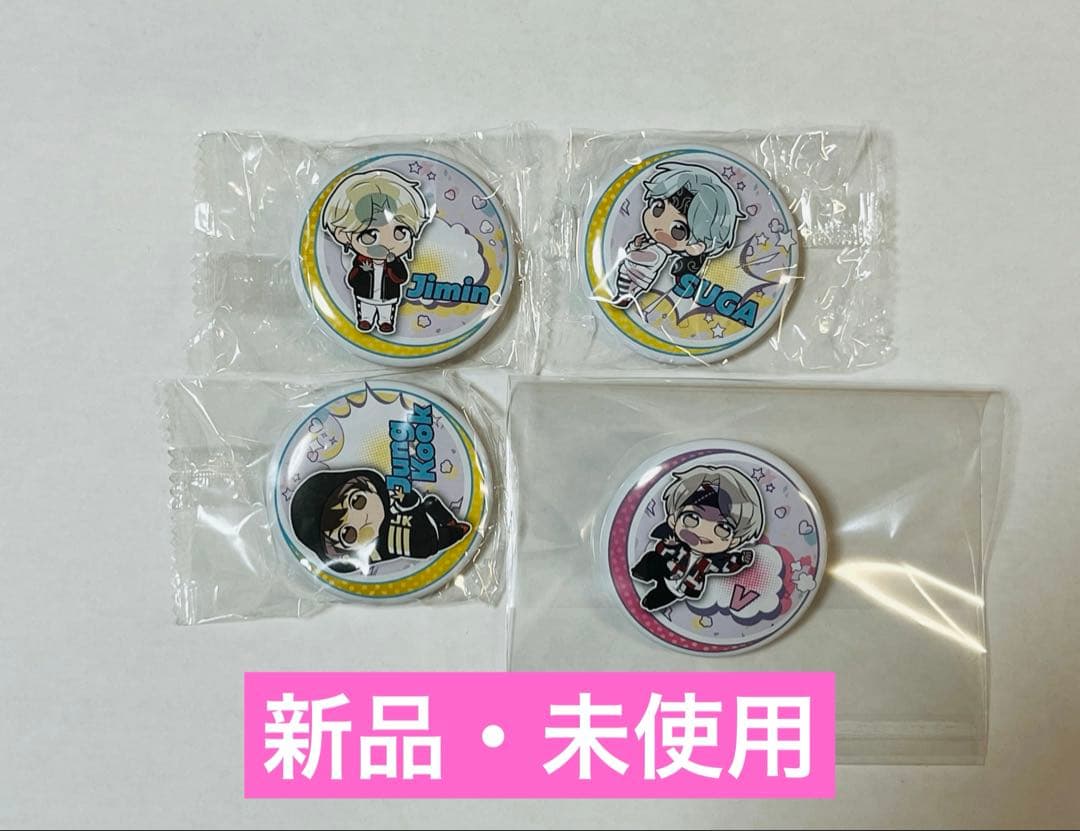 新品・未使用】BTS TinyTAN 缶バッジセット 4個 - メルカリ