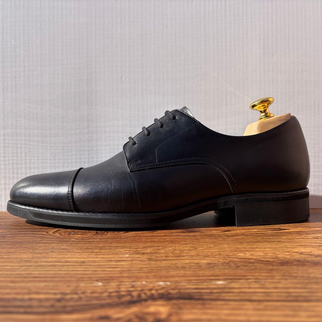 アシックスランウォーク ストレートチップ 25.5cm 黒 外羽根 革靴②