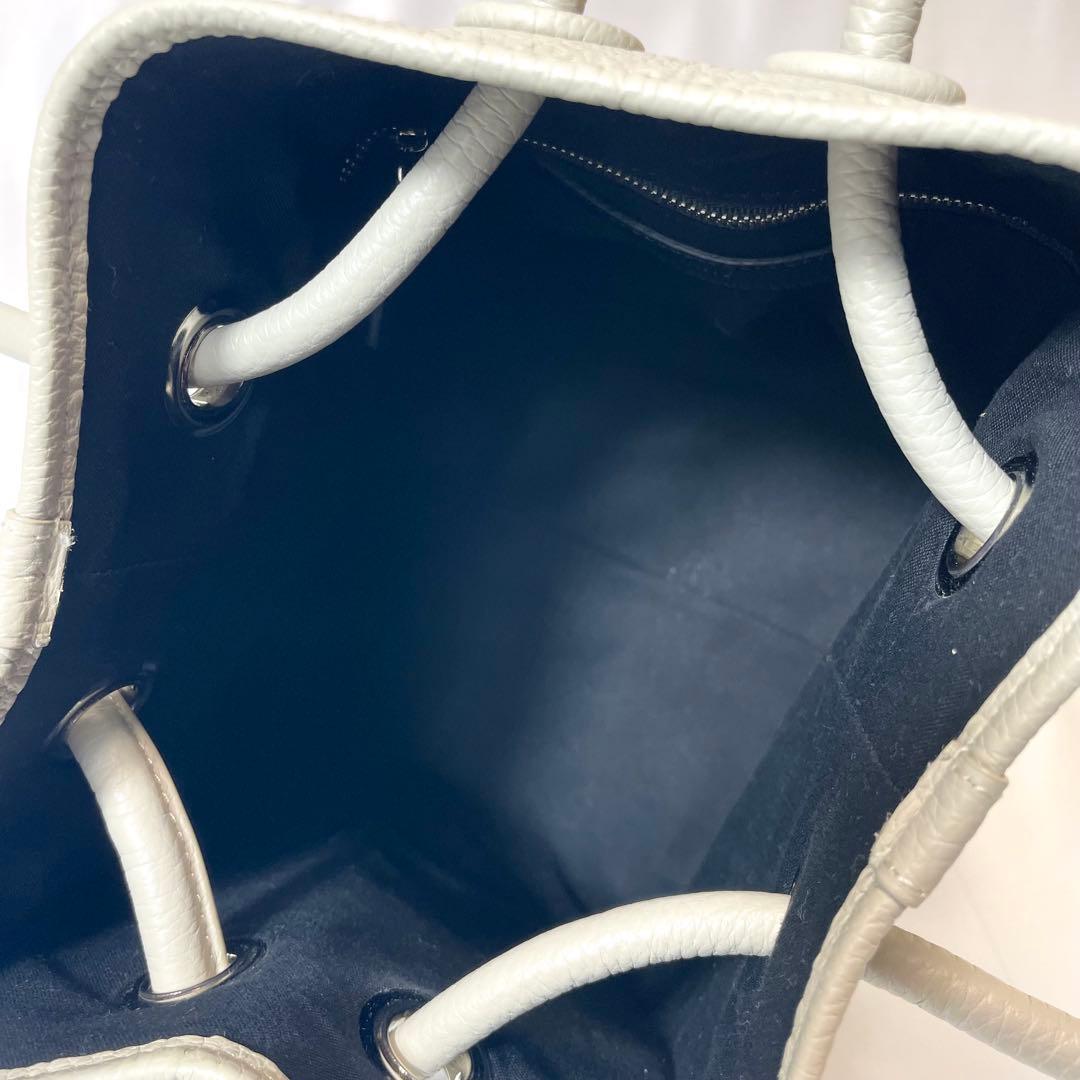 美品】ヴァジック ボンド ナノ ショルダーバッグ 巾着型 2way