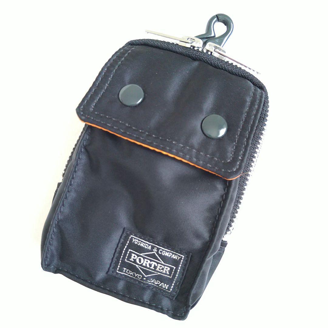 【極美品】ポーター モバイルポーチ ミニポーチ タンカー 男女兼用 極美品 】PORTER TANKER POUCH モバイルポーチ 小物入れ ミニポーチ