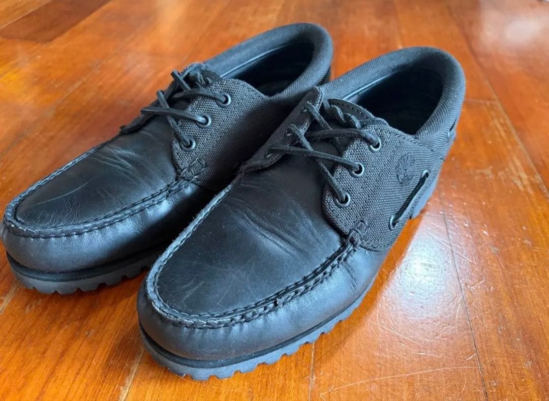 ティンバーランド 3eye オーセンティックボートシューズ \"Blackout\"