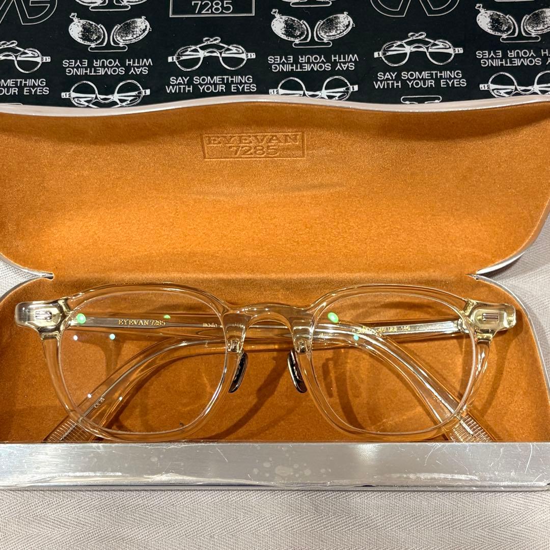 EYEVAN 7285 クリアフレーム メガネ No :343LR - メルカリ