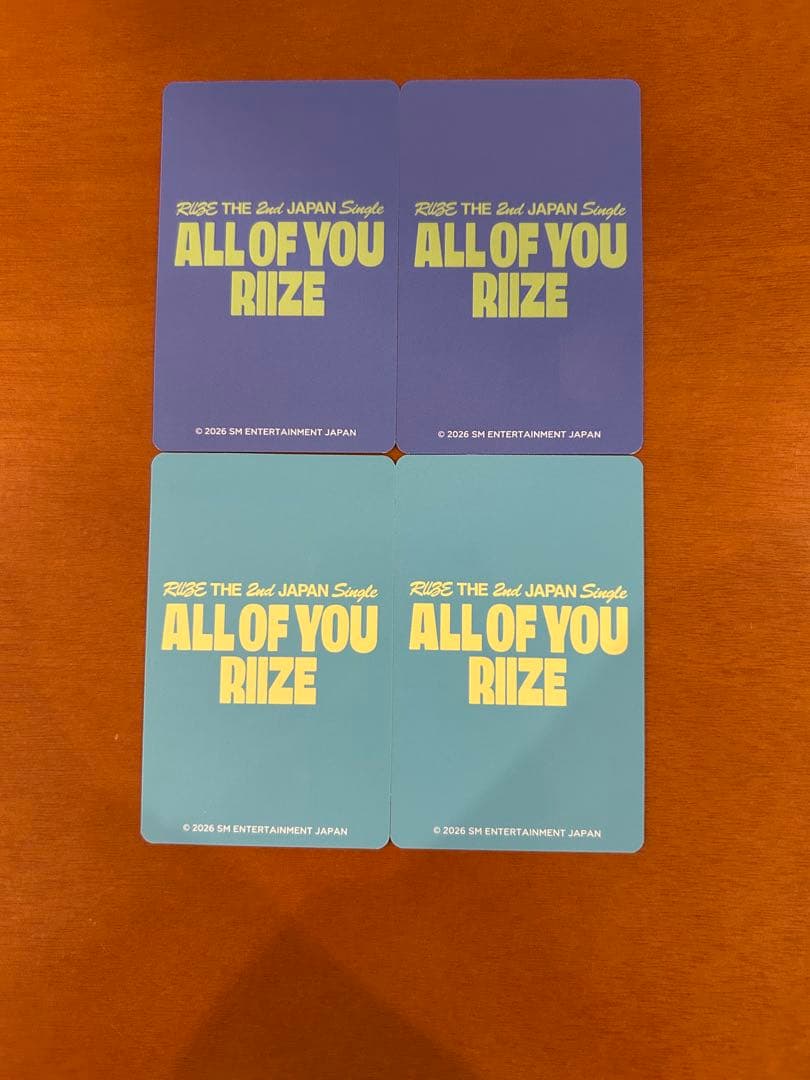 アントン】RIIZE ALL OF YOU POPUP宮下 原宿 トレカセット - メルカリ