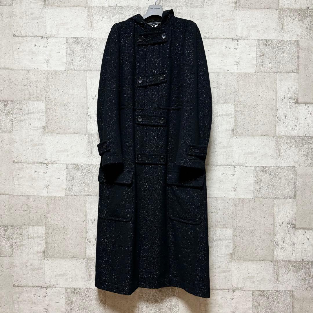 名作】コムデギャルソン ラメロングダッフルコート 2019AW - メルカリ