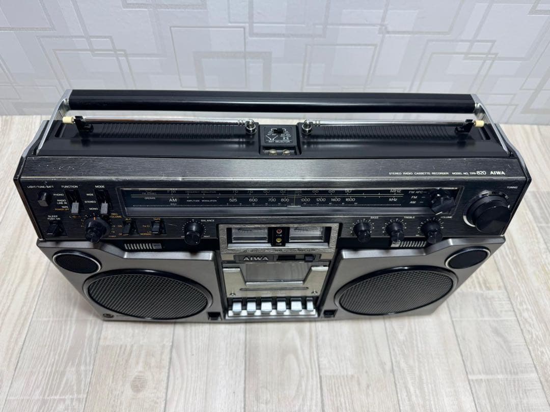 動作品 AIWA アイワ ラジカセ TPR-820 ラジオ 希少昭和レトロ - メルカリ