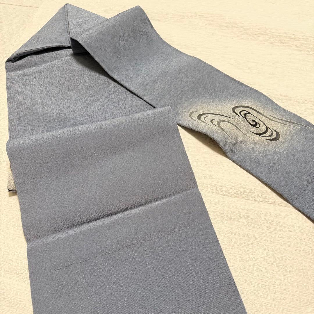 m163 羽田登喜男 縮緬 名古屋帯 正絹 - メルカリ