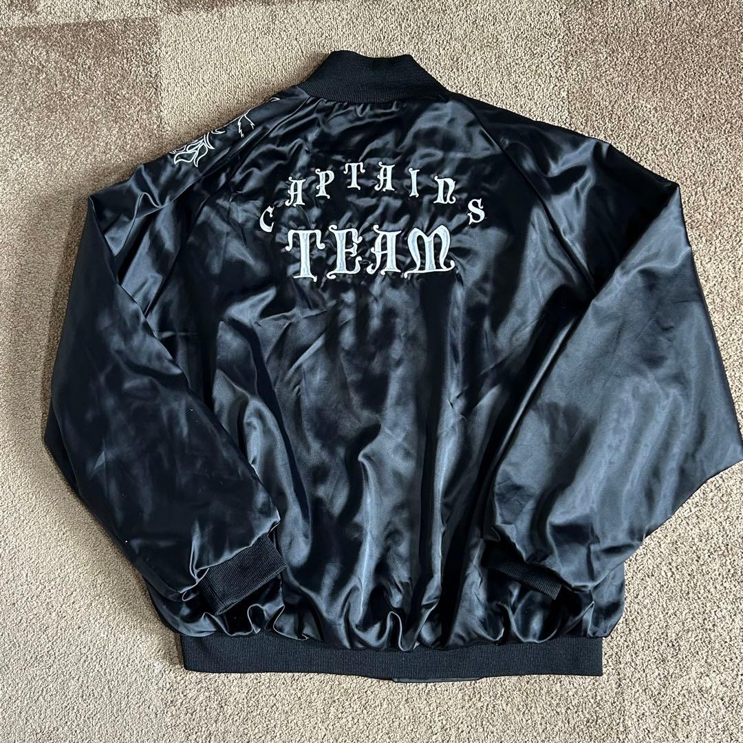 USA製 CAPTAINS HELM コーチジャケット ナイロン ローズ刺繍 - メルカリ