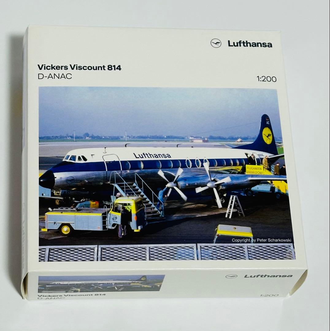 Herpa 1/200 Vickers Viscount 814 ルフトハンザ Herpa 1/200 Vickers Viscount 814 ルフトハンザ - メルカリ