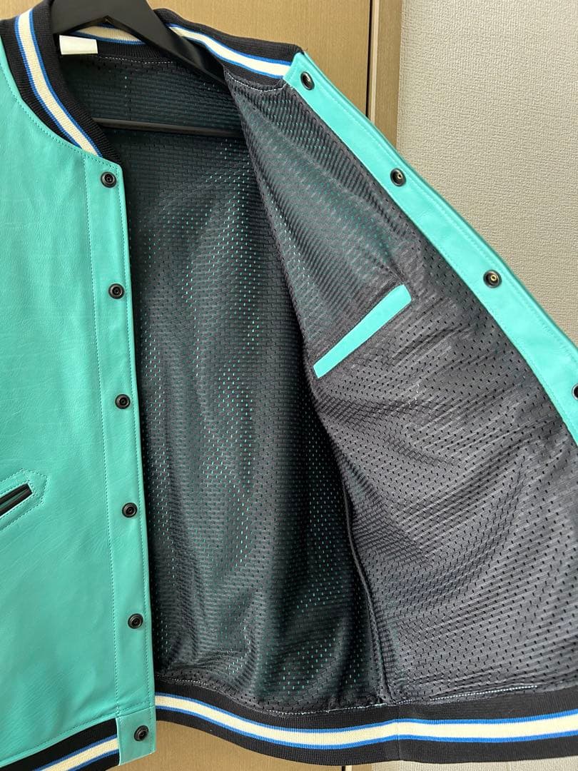 美品】N.HOOLYWOOD マルチカラー レザースタジャン - メルカリ