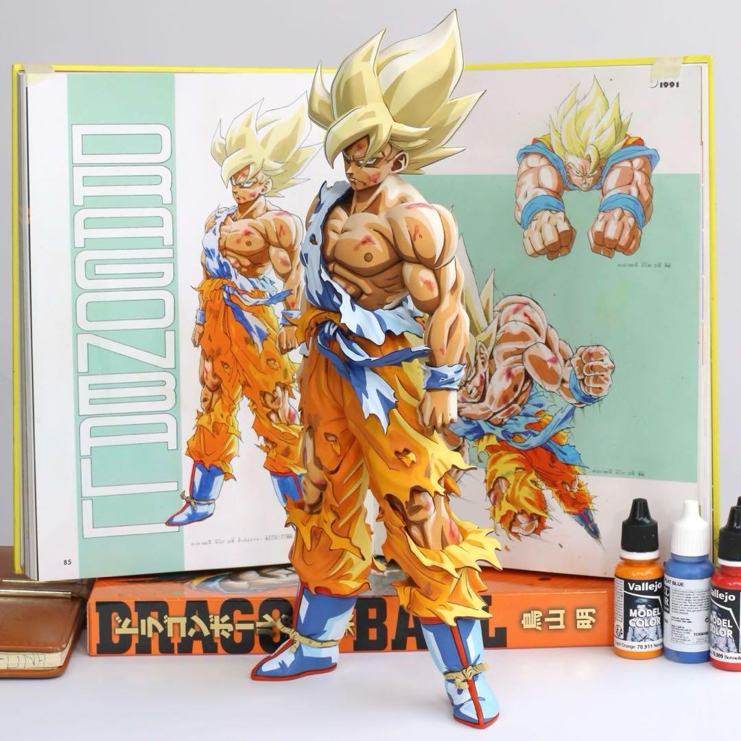 ドラゴンボールSMSP サイズ 伝説の超サイヤ人 孫悟空 リペイント 二