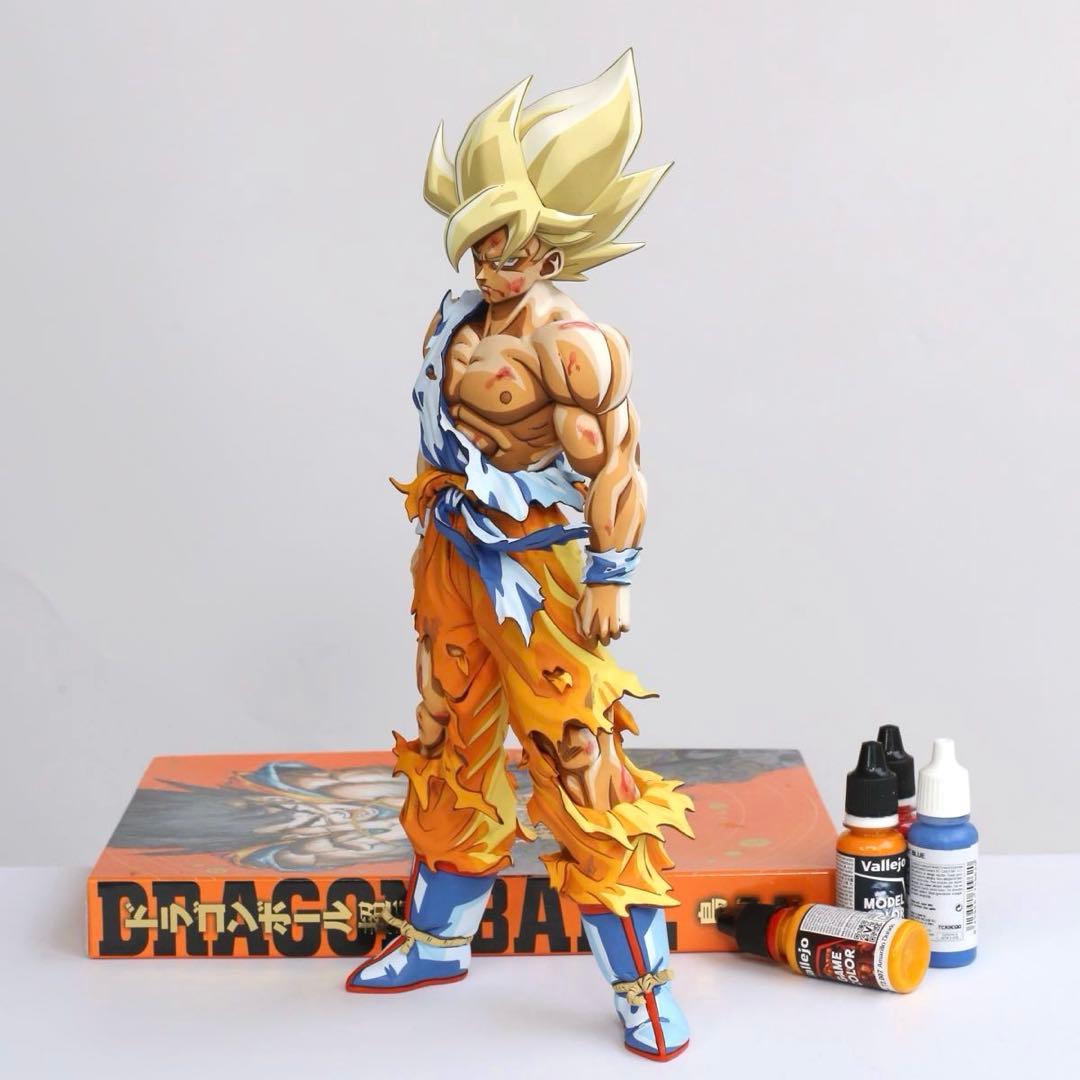 ドラゴンボールSMSP サイズ 伝説の超サイヤ人 孫悟空 リペイント 二
