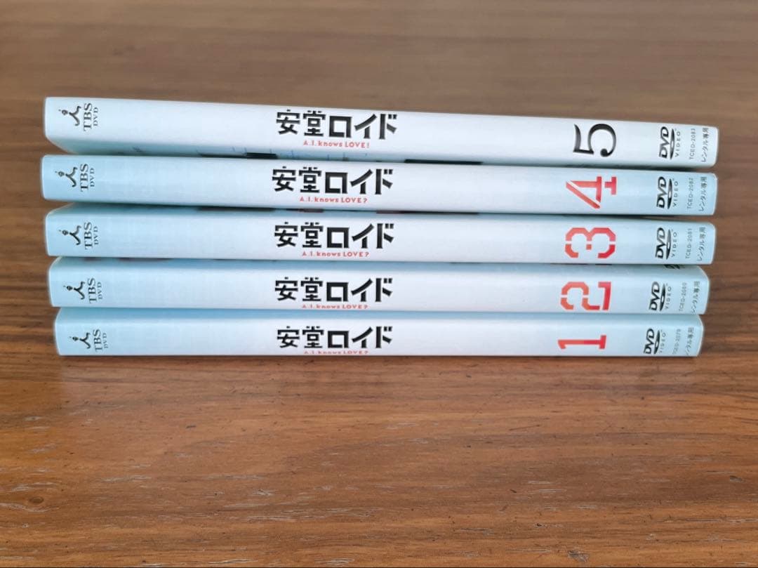 安堂ロイド～A.I.knows LOVE?～ DVD 全5巻 全巻セット