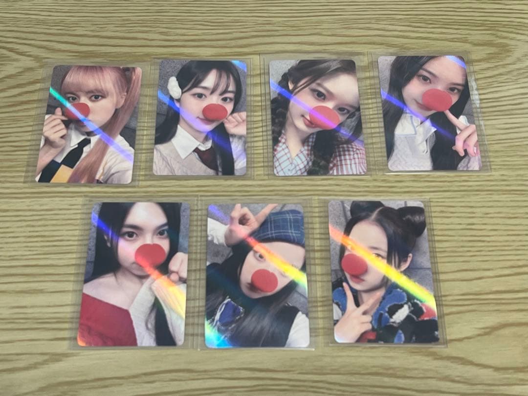 nmixx makestar クリスマス トレカ NMIXX クリスマスver. makestar 特典 トレカ 7枚 セット - メルカリ