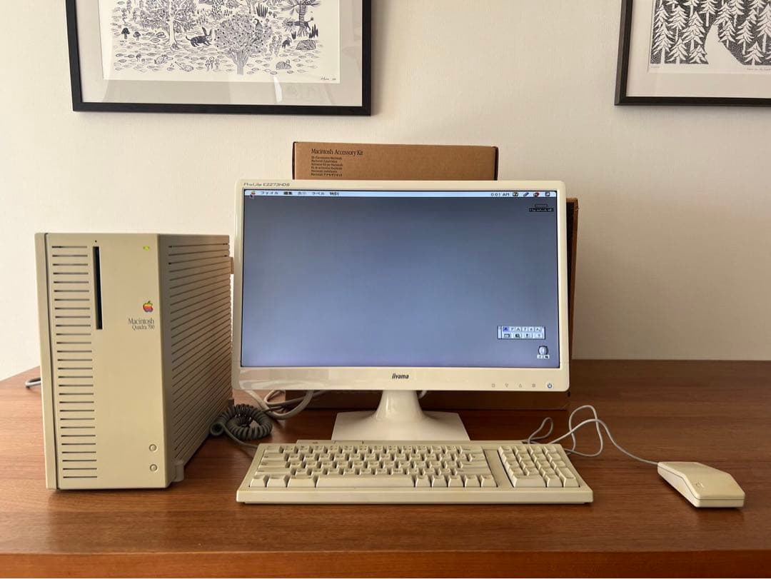 ジャンク品Macintosh Quadra 700 ※モニター・キーボード無し - メルカリ
