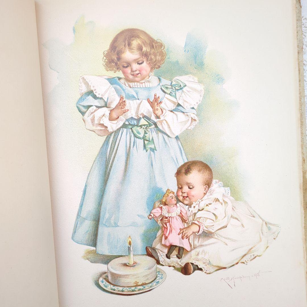 超稀少1898モードハンフリー絵本 洋書 児童書 ヴィクトリアン アンティーク