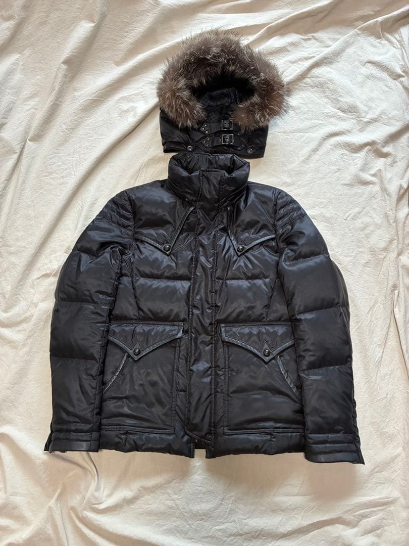 最高級素材y2k archive ファーダウンジャケット2wayイタリア製 美品