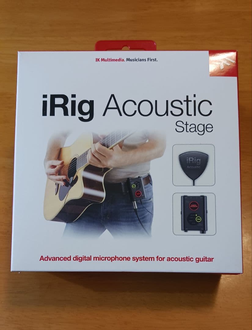 iRig Acoustic Stage アコギ用マイク&プリアンプ IK Multimediaのアコギ用マイク&プリアンプ、iRig Acoustic Stageのご