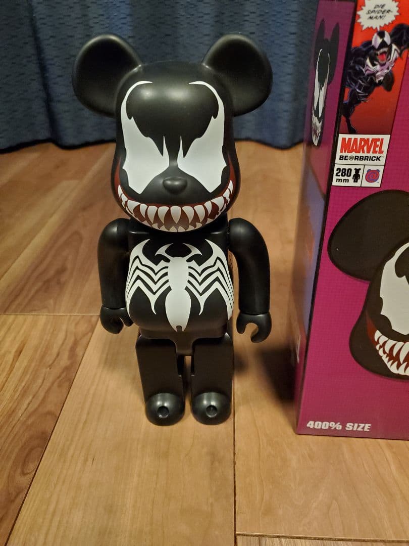 ベアブリック 400％ VENOM marvel ヴェノム 400% - メルカリ