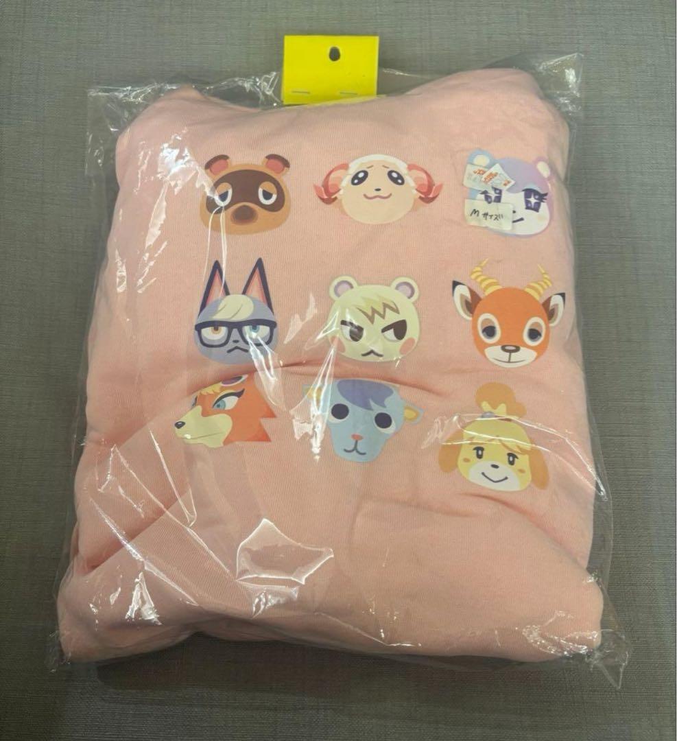 あつまれどうぶつの森 パーカー 集合 新品 Mサイズ ピンク あつ森