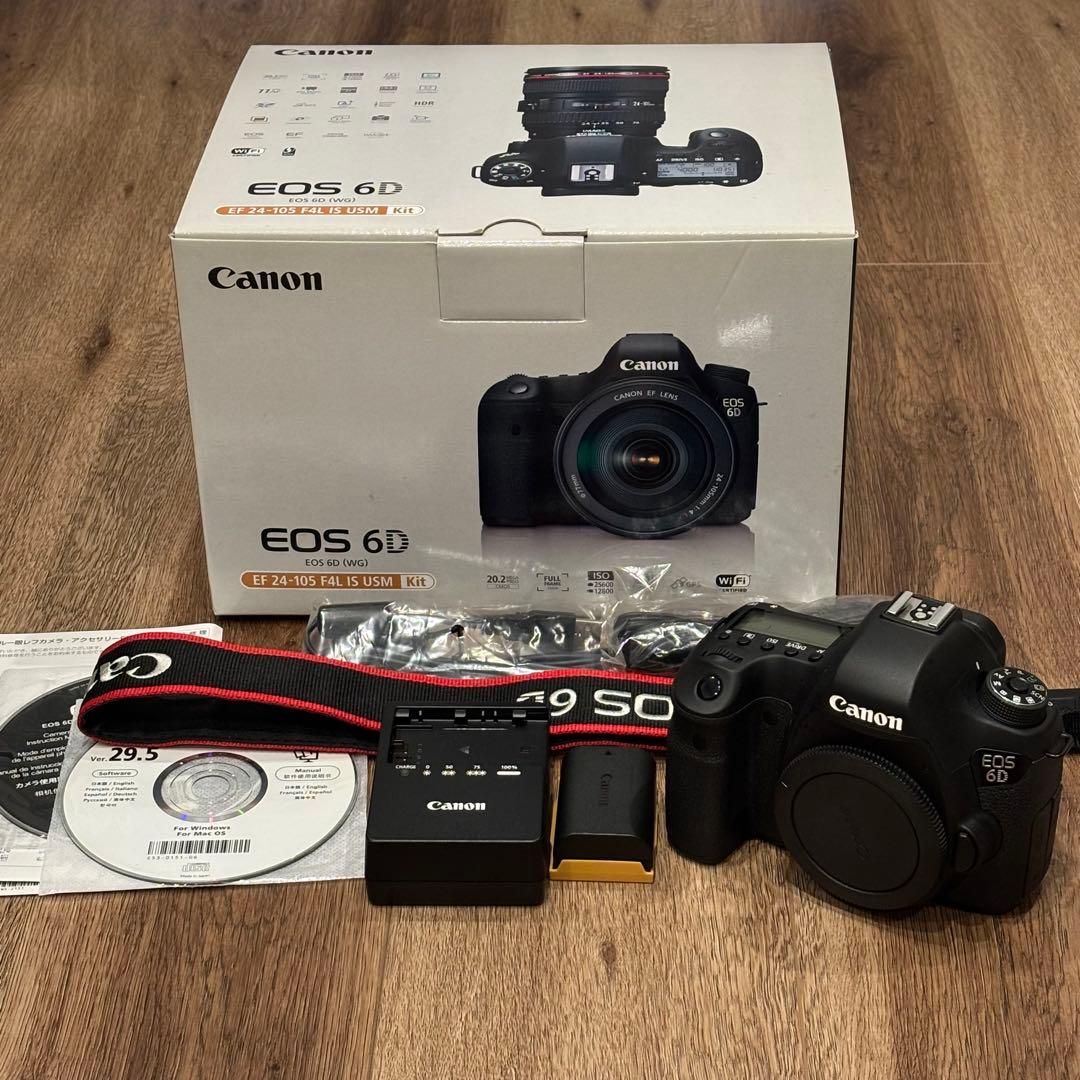 【極美品】Canon EOS 6D ボディ フルサイズ一眼レフ EOS 6D ボディの軽さと描写の美しさを両立した万能一眼レフカメラ