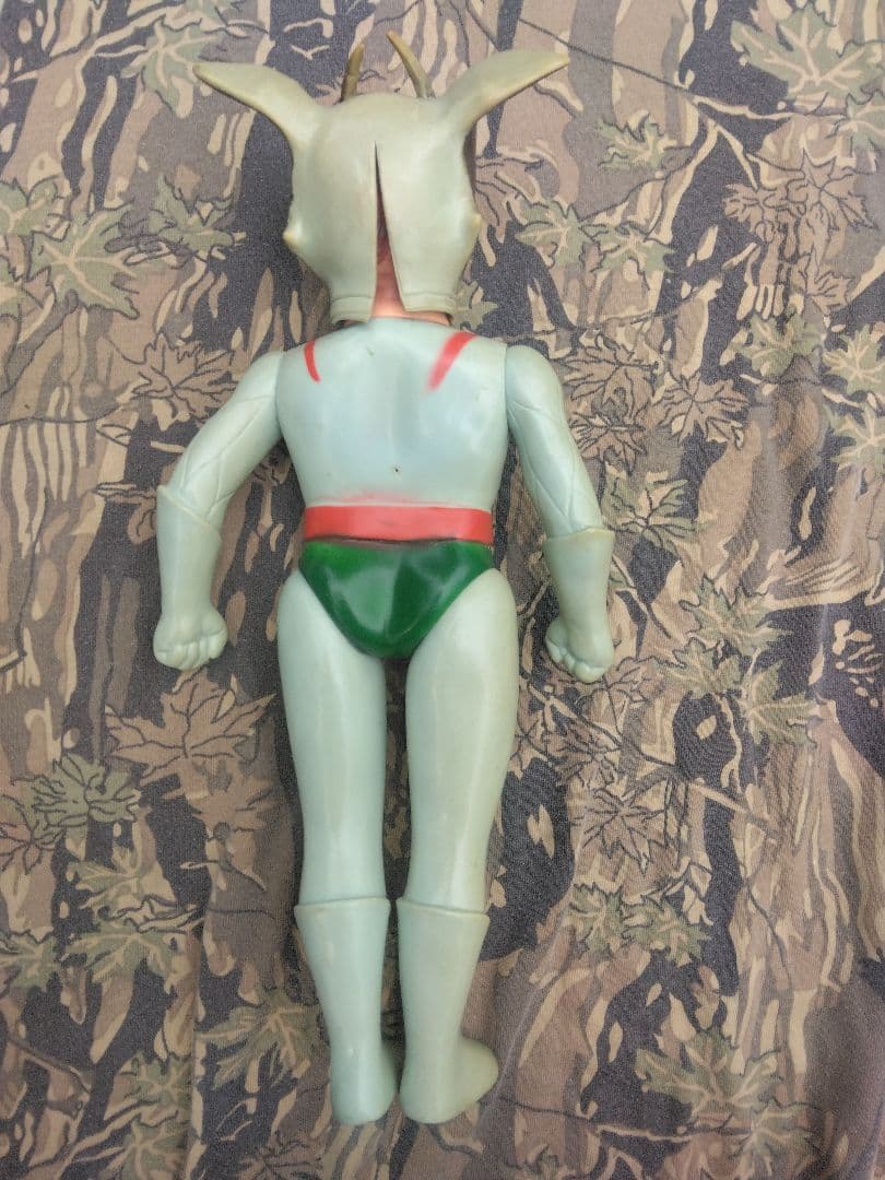 当時物 デビルマン ソフビ 貴重 パチ 面取れブルマァク マルサン 永井