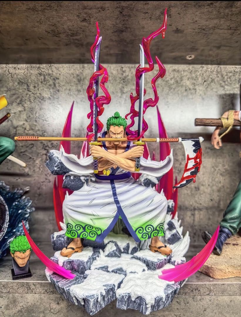 ワンピース ゾロ 【煉獄鬼斬】ガレージキット フィギュア POP 1/8