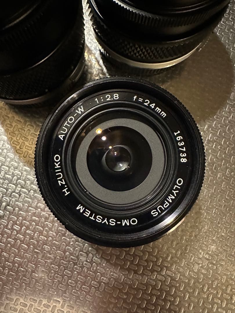 Olympus OM用 24/50/100mm 単焦点レンズ