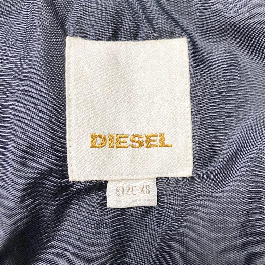 美品 ディーゼル ライダース ハイネック ブルゾン コーティング